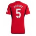 Manchester United Harry Maguire #5 Domácí Dres 2023-24 Krátkým Rukávem